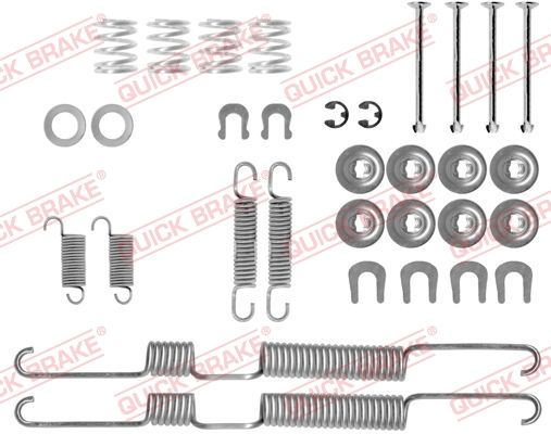 QUICK BRAKE Комплектующие, тормозная колодка 105-0698